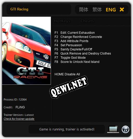 GTI Racing: ТРЕЙНЕР И ЧИТЫ (V1.0.29)