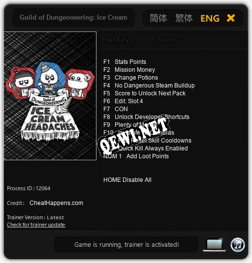 Guild of Dungeoneering: Ice Cream Headaches: Читы, Трейнер +13 [CheatHappens.com]