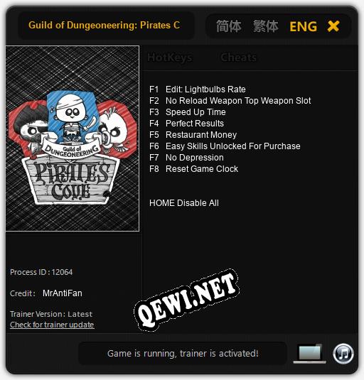 Guild of Dungeoneering: Pirates Cove: Читы, Трейнер +8 [MrAntiFan]