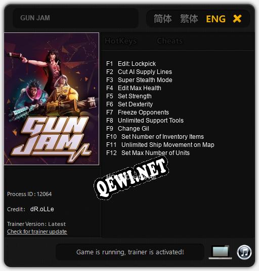 GUN JAM: ТРЕЙНЕР И ЧИТЫ (V1.0.18)