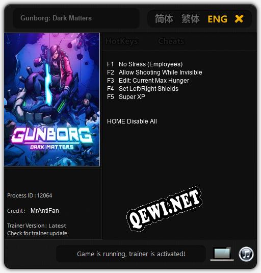 Gunborg: Dark Matters: Трейнер +5 [v1.3]