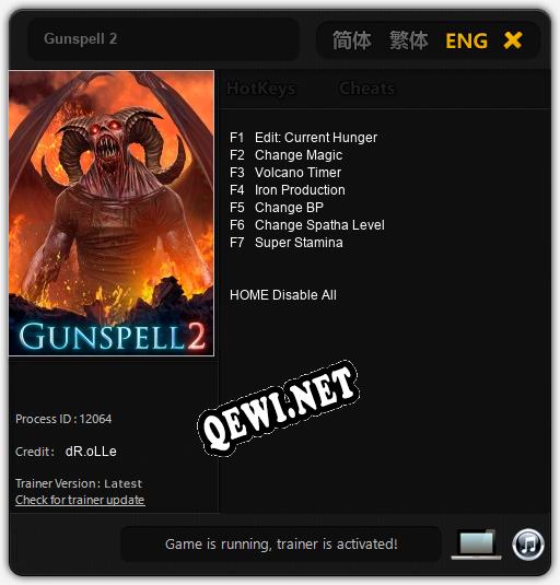 Gunspell 2: Трейнер +7 [v1.5]