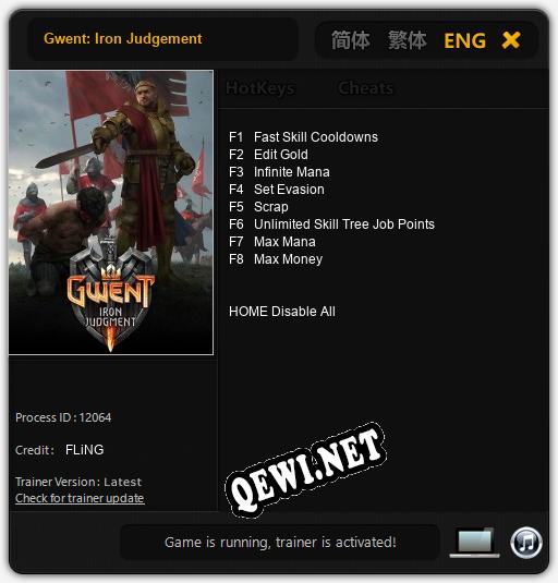 Gwent: Iron Judgement: ТРЕЙНЕР И ЧИТЫ (V1.0.75)