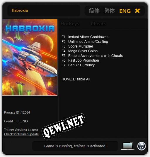 Habroxia: ТРЕЙНЕР И ЧИТЫ (V1.0.76)