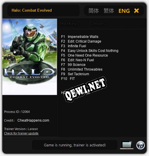 Halo: Combat Evolved: Трейнер +10 [v1.1]