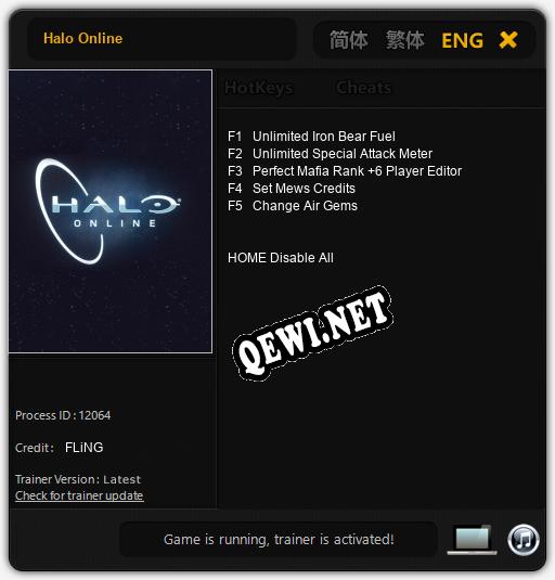 Halo Online: Трейнер +5 [v1.6]