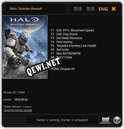 Трейнер для Halo: Spartan Assault [v1.0.6]