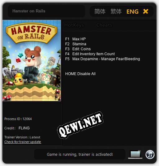 Hamster on Rails: ТРЕЙНЕР И ЧИТЫ (V1.0.54)