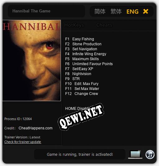 Hannibal The Game: Трейнер +12 [v1.5]