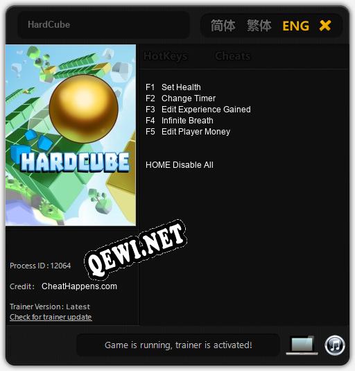 HardCube: ТРЕЙНЕР И ЧИТЫ (V1.0.19)