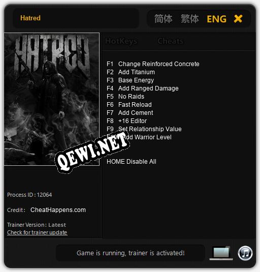 Hatred: Трейнер +10 [v1.2]