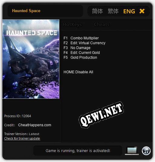 Haunted Space: ТРЕЙНЕР И ЧИТЫ (V1.0.43)