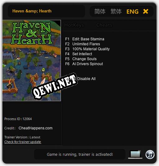 Haven & Hearth: Трейнер +6 [v1.4]