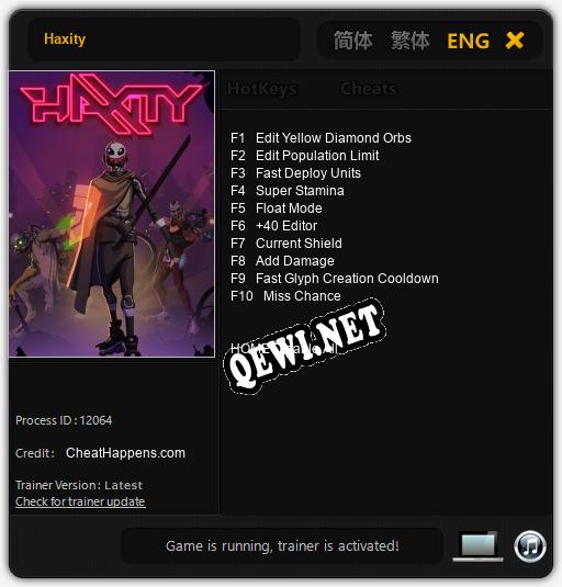 Haxity: ТРЕЙНЕР И ЧИТЫ (V1.0.48)