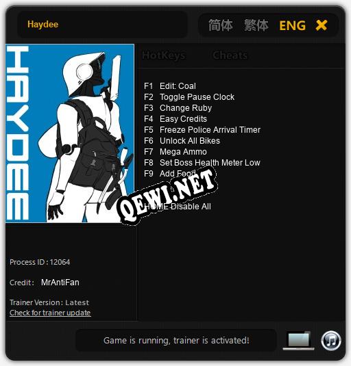 Haydee: Трейнер +9 [v1.8]