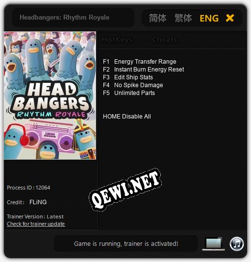 Headbangers: Rhythm Royale: ТРЕЙНЕР И ЧИТЫ (V1.0.17)