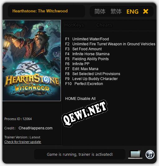 Hearthstone: The Witchwood: Трейнер +10 [v1.6]