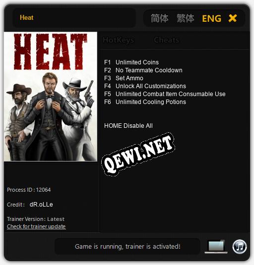 Heat: ТРЕЙНЕР И ЧИТЫ (V1.0.86)