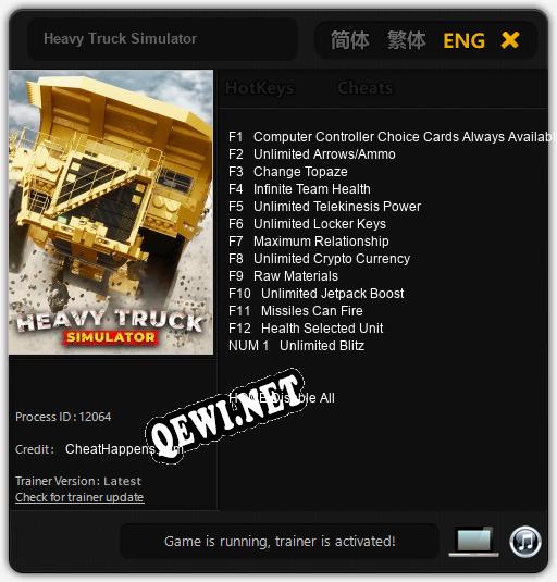 Heavy Truck Simulator: ТРЕЙНЕР И ЧИТЫ (V1.0.45)