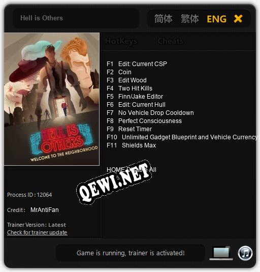 Hell is Others: Читы, Трейнер +11 [MrAntiFan]