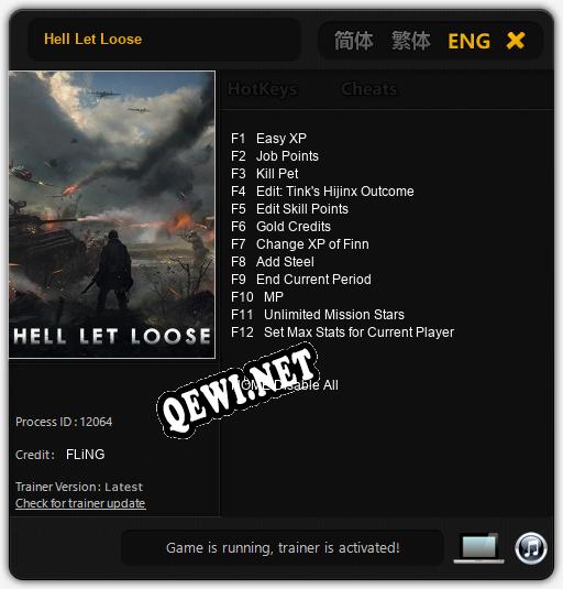 Трейнер для Hell Let Loose [v1.0.1]