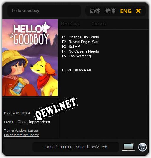 Hello Goodboy: ТРЕЙНЕР И ЧИТЫ (V1.0.64)