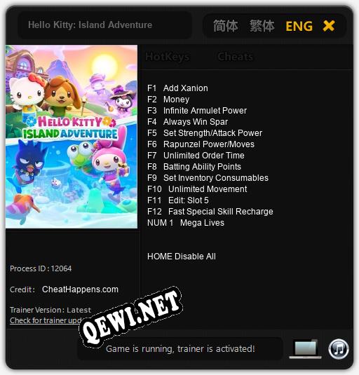 Трейнер для Hello Kitty: Island Adventure [v1.0.7]