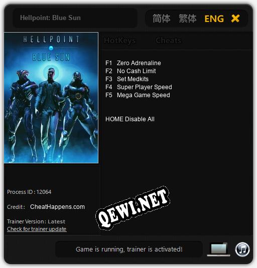 Hellpoint: Blue Sun: Читы, Трейнер +5 [CheatHappens.com]