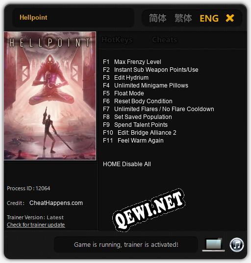 Трейнер для Hellpoint [v1.0.1]