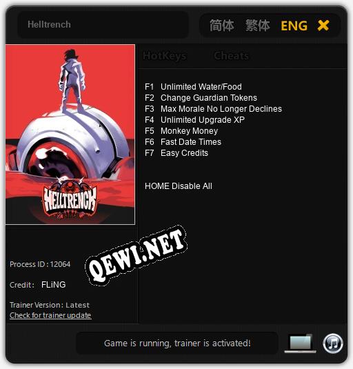 Helltrench: ТРЕЙНЕР И ЧИТЫ (V1.0.99)