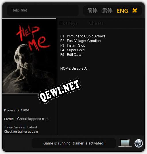 Help Me!: Читы, Трейнер +5 [CheatHappens.com]