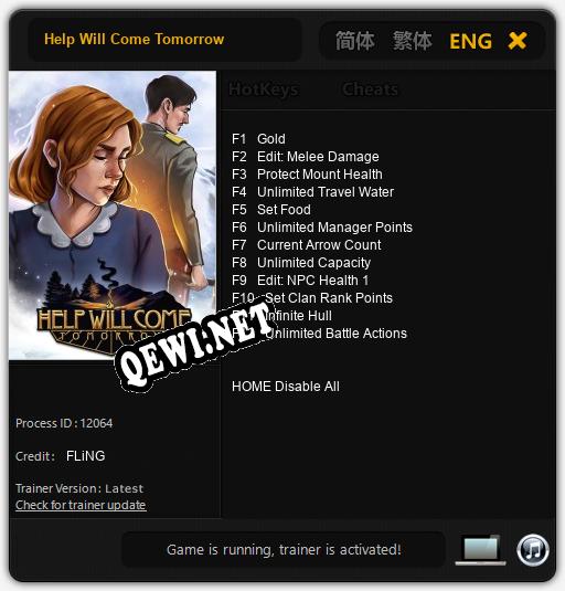 Help Will Come Tomorrow: Читы, Трейнер +12 [FLiNG]