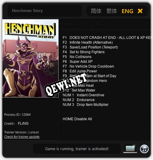 Henchman Story: ТРЕЙНЕР И ЧИТЫ (V1.0.16)