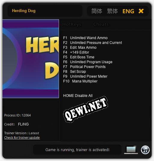 Herding Dog: Читы, Трейнер +10 [FLiNG]