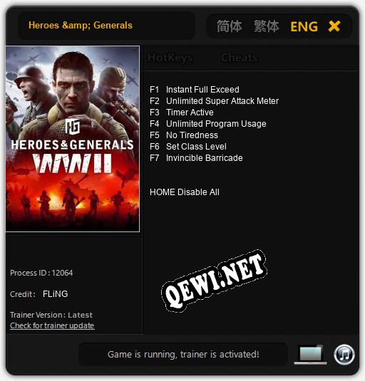Heroes & Generals: ТРЕЙНЕР И ЧИТЫ (V1.0.42)