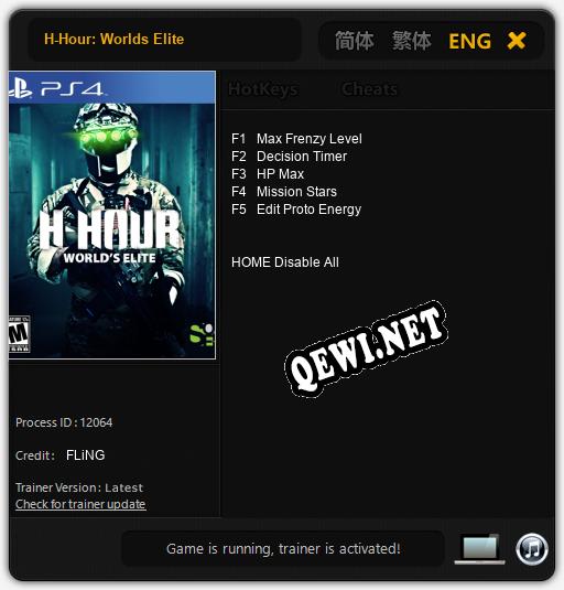 H-Hour: Worlds Elite: Читы, Трейнер +5 [FLiNG]