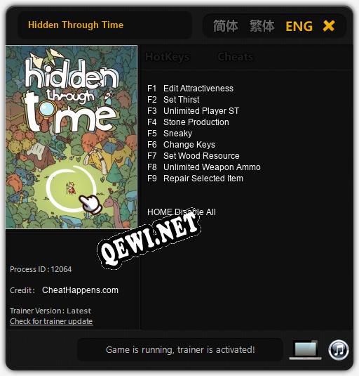Hidden Through Time: Читы, Трейнер +9 [CheatHappens.com]