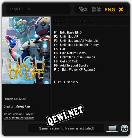 High On Life: Трейнер +10 [v1.1]