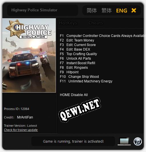 Highway Police Simulator: ТРЕЙНЕР И ЧИТЫ (V1.0.18)