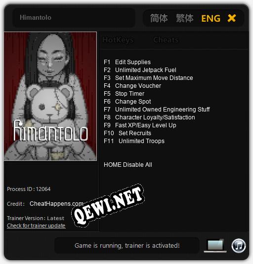 Himantolo: Читы, Трейнер +11 [CheatHappens.com]
