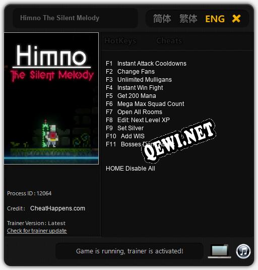 Himno The Silent Melody: ТРЕЙНЕР И ЧИТЫ (V1.0.93)