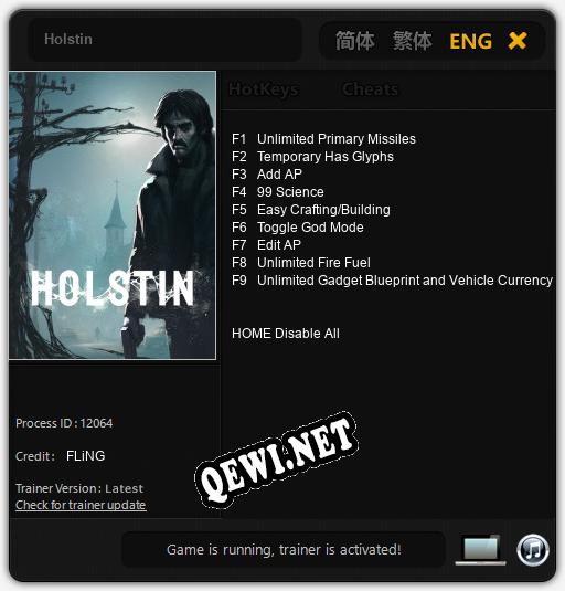 Трейнер для Holstin [v1.0.2]