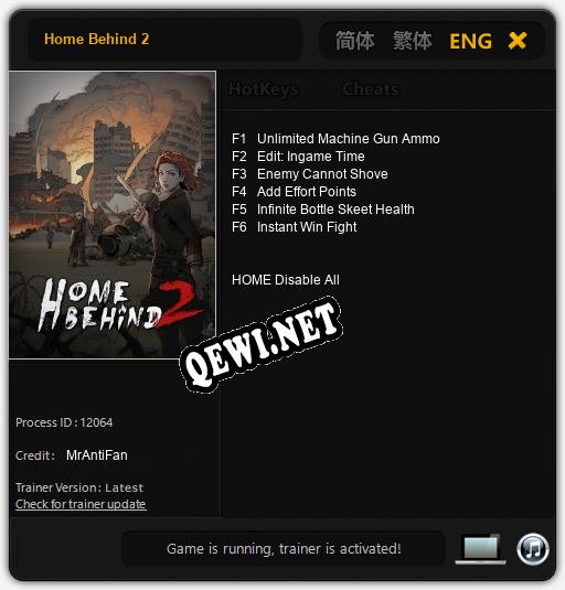 Home Behind 2: Трейнер +6 [v1.6]