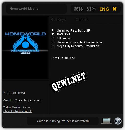 Homeworld Mobile: Трейнер +5 [v1.1]