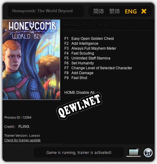 Honeycomb: The World Beyond: Трейнер +9 [v1.2]
