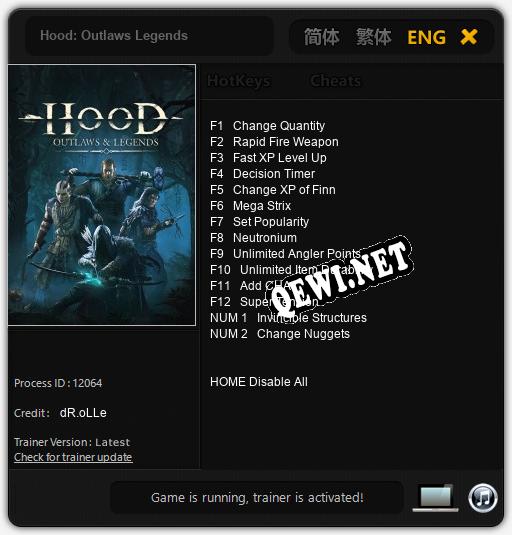 Hood: Outlaws Legends: Читы, Трейнер +14 [dR.oLLe]