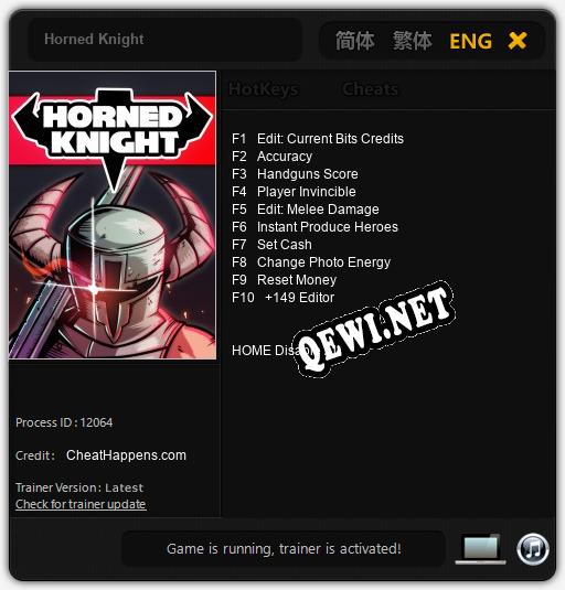 Horned Knight: Трейнер +10 [v1.2]