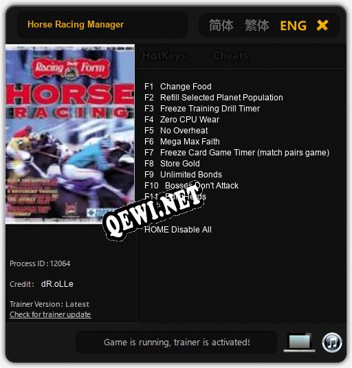 Horse Racing Manager: Трейнер +11 [v1.7]