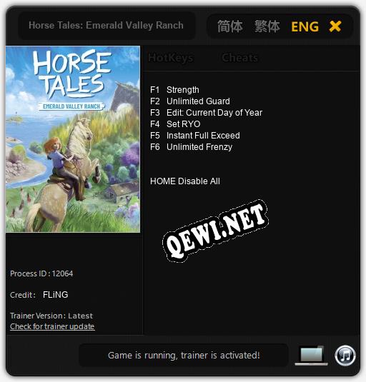 Horse Tales: Emerald Valley Ranch: ТРЕЙНЕР И ЧИТЫ (V1.0.41)