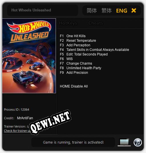 Hot Wheels Unleashed: ТРЕЙНЕР И ЧИТЫ (V1.0.85)